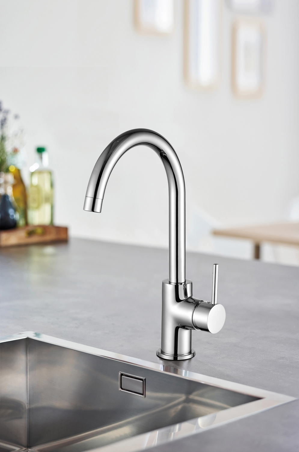Смесител за кухня ROUND CHROME GME Spain